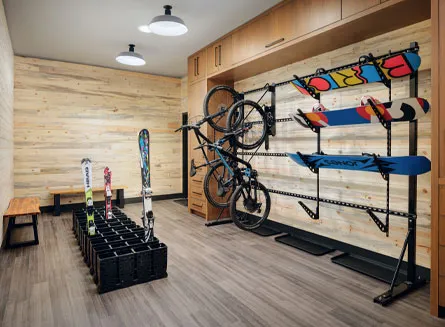 Ski and Bike Storage